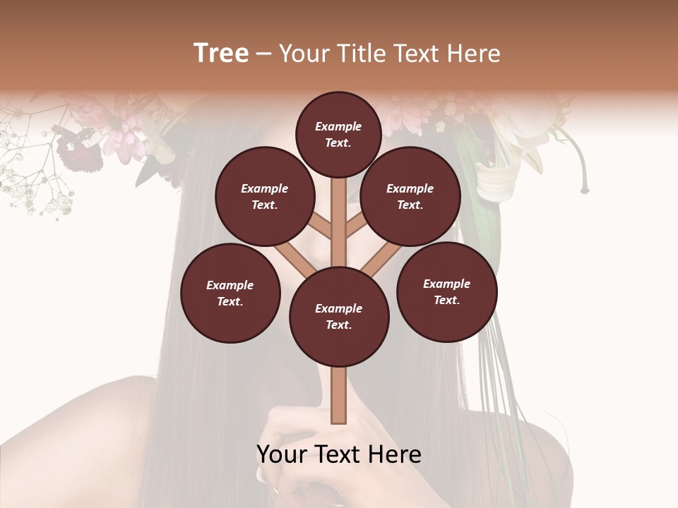 Tan Pretty Portrait PowerPoint Template