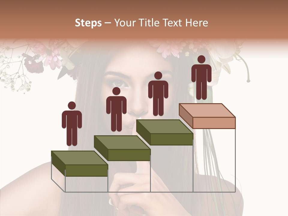 Tan Pretty Portrait PowerPoint Template