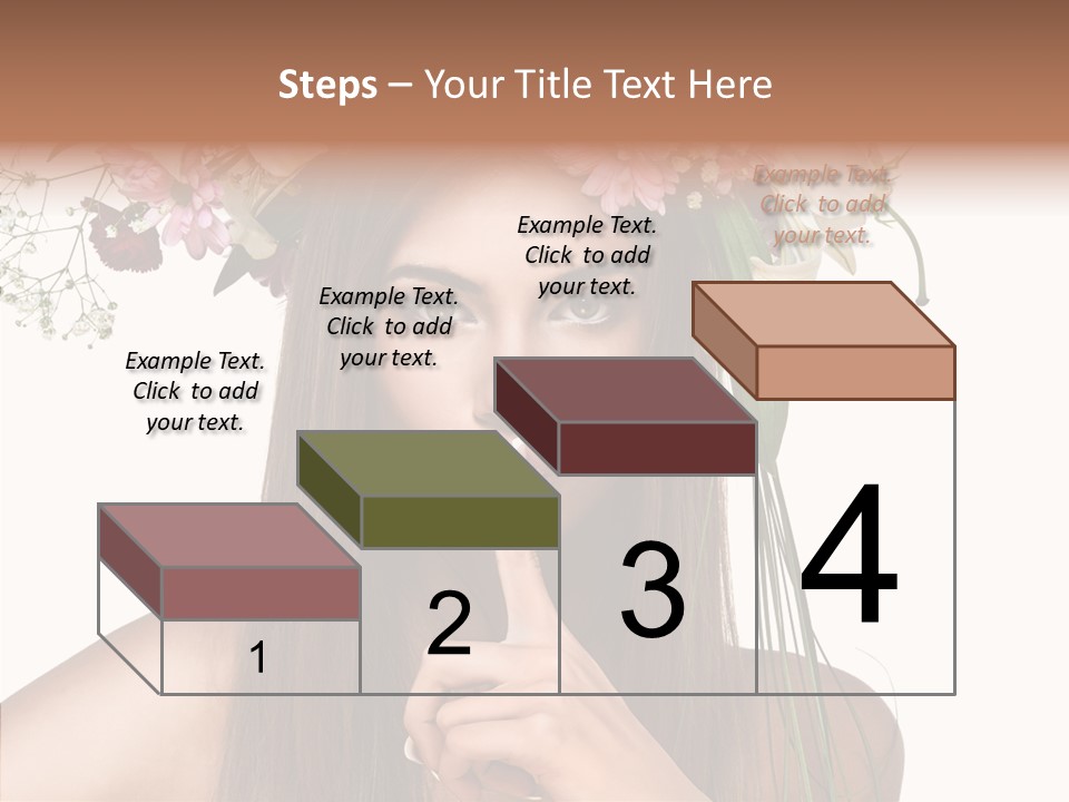 Tan Pretty Portrait PowerPoint Template