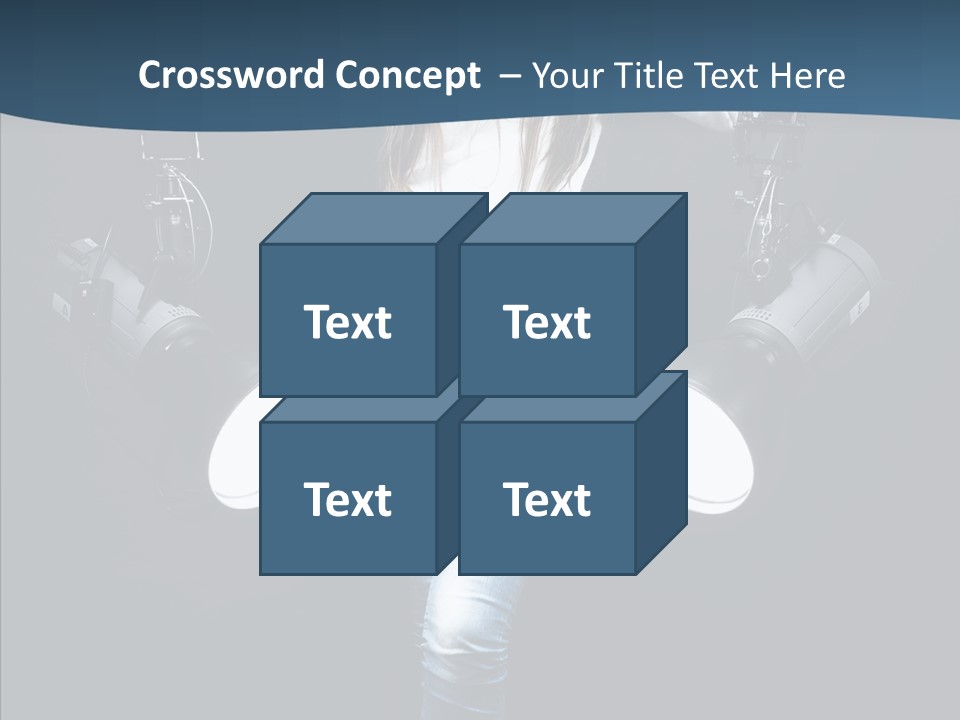 Females Photo Lie PowerPoint Template