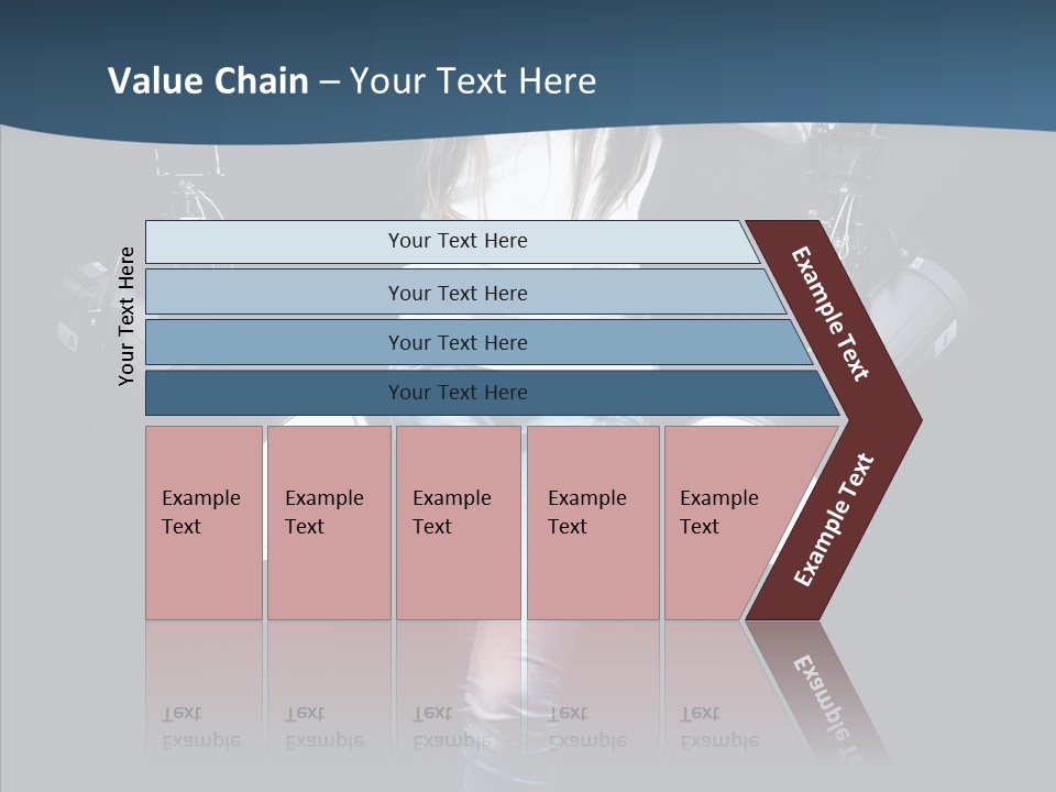 Females Photo Lie PowerPoint Template