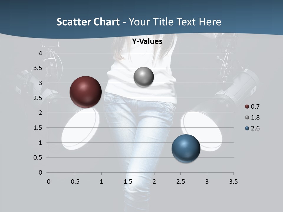 Females Photo Lie PowerPoint Template