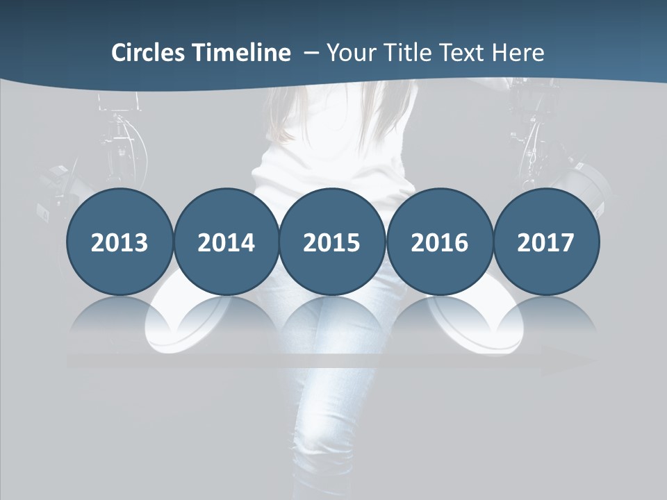 Females Photo Lie PowerPoint Template