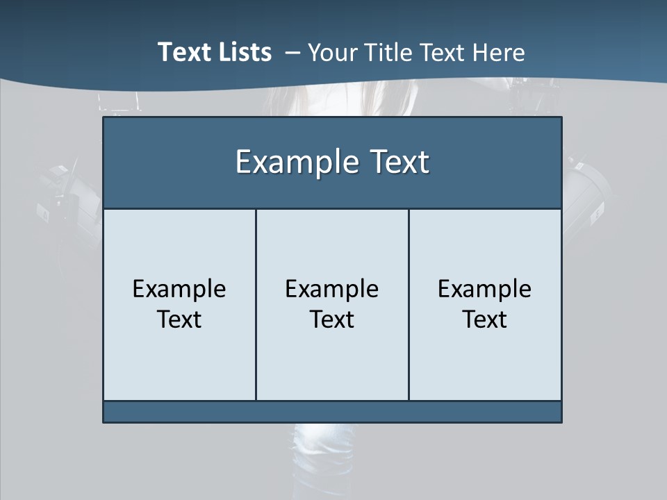 Females Photo Lie PowerPoint Template