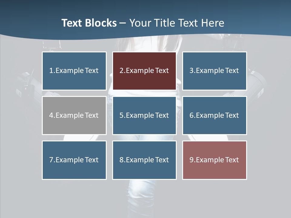 Females Photo Lie PowerPoint Template