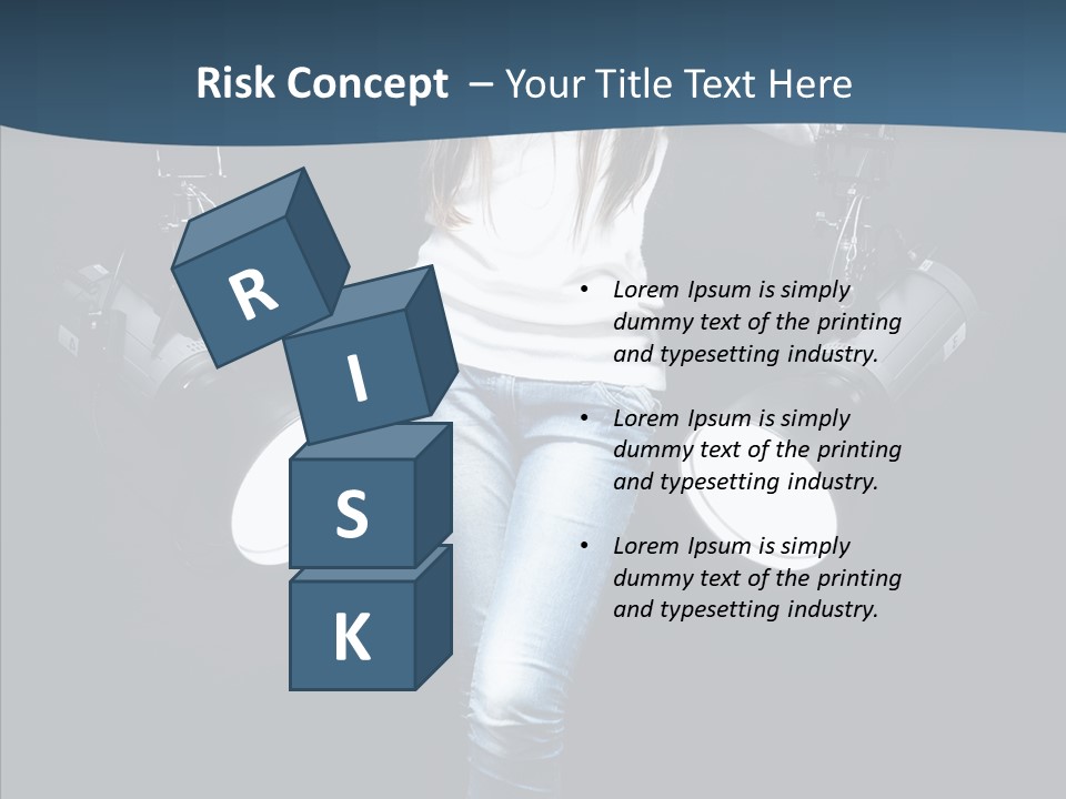 Females Photo Lie PowerPoint Template