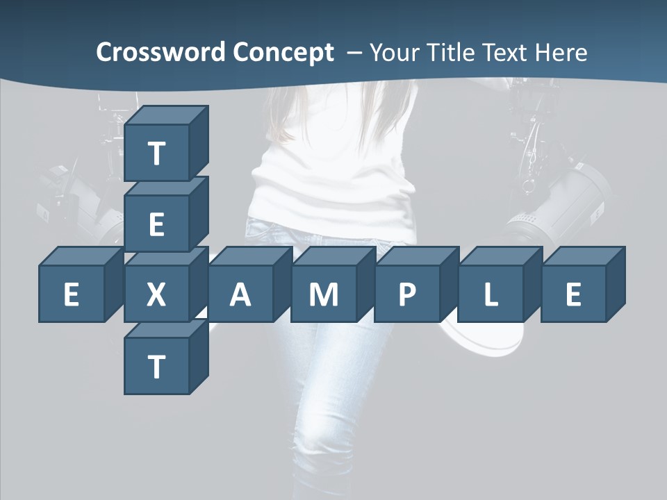 Females Photo Lie PowerPoint Template