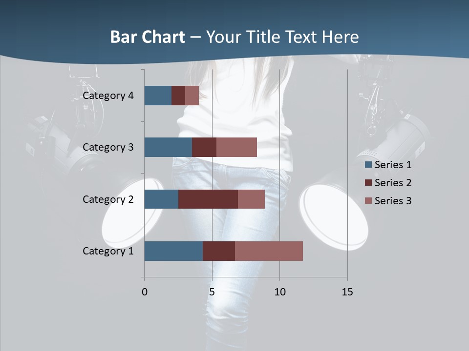 Females Photo Lie PowerPoint Template