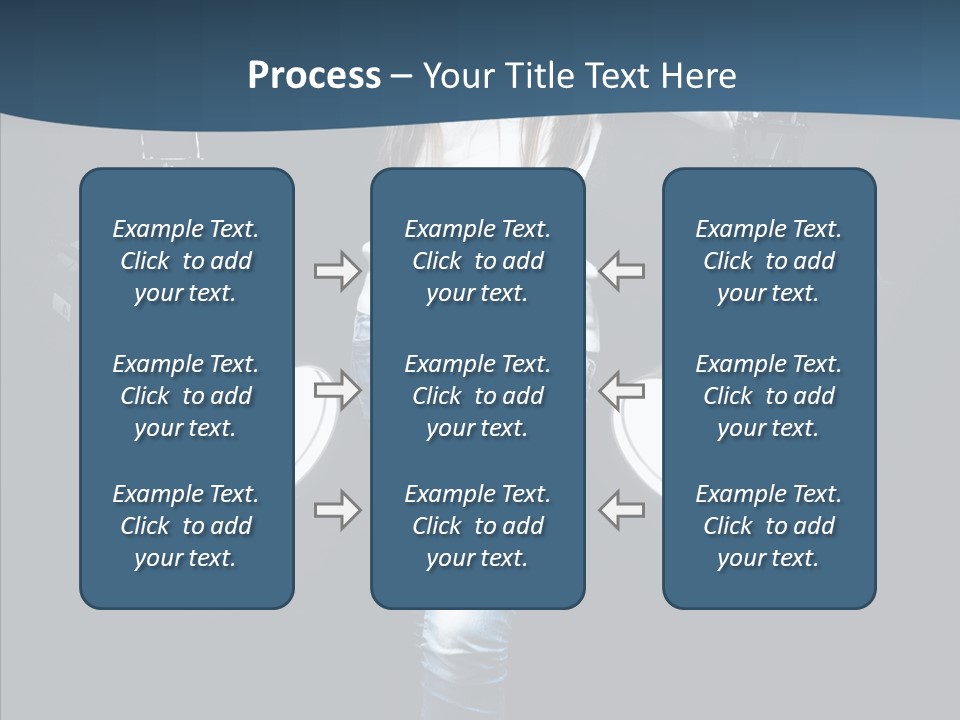 Females Photo Lie PowerPoint Template