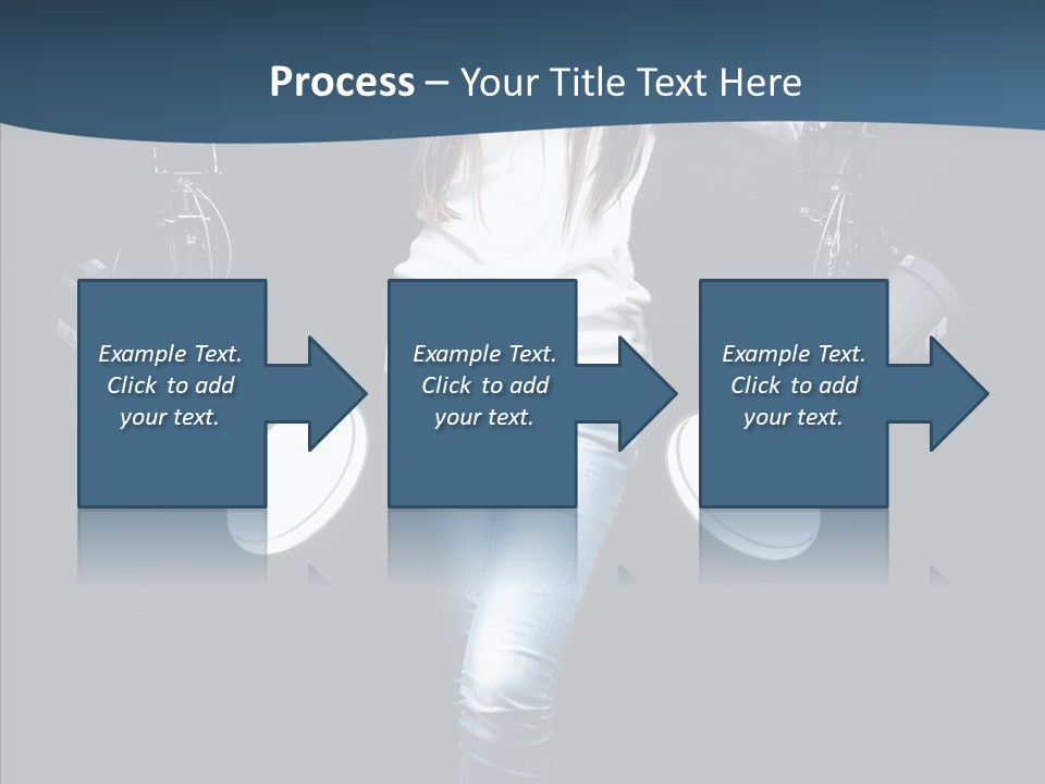 Females Photo Lie PowerPoint Template