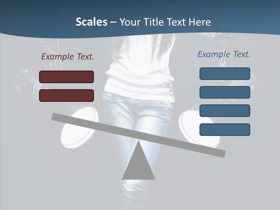 Females Photo Lie PowerPoint Template