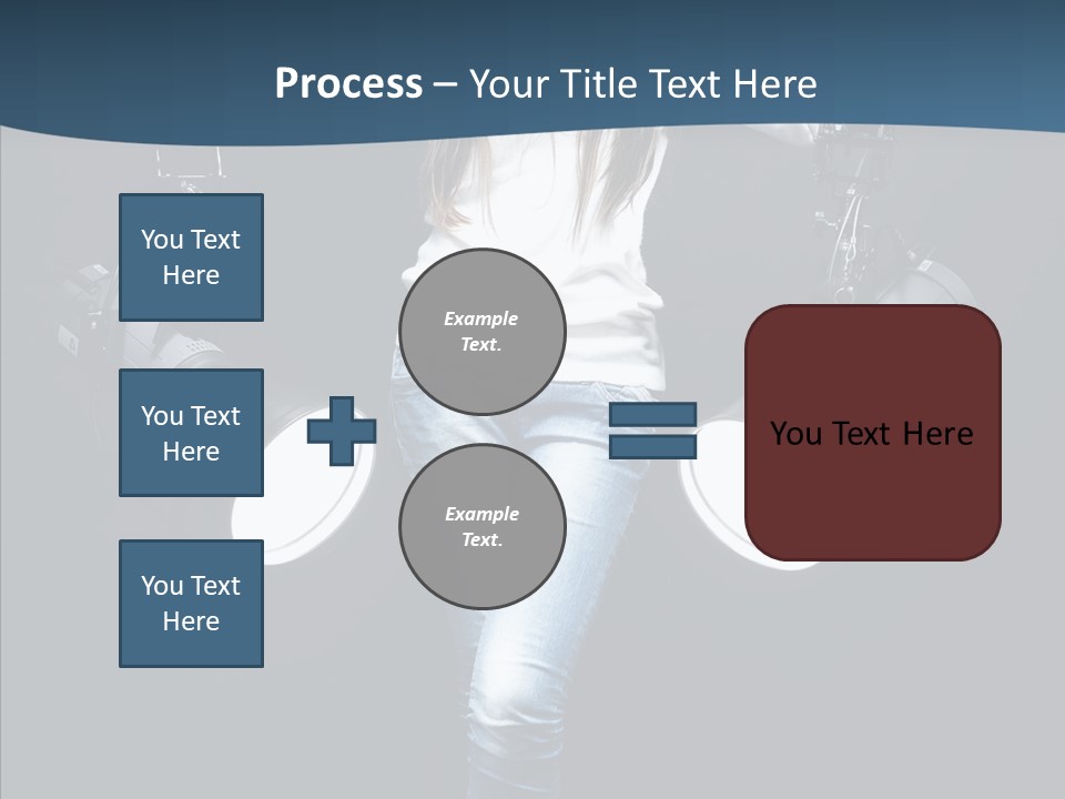 Females Photo Lie PowerPoint Template