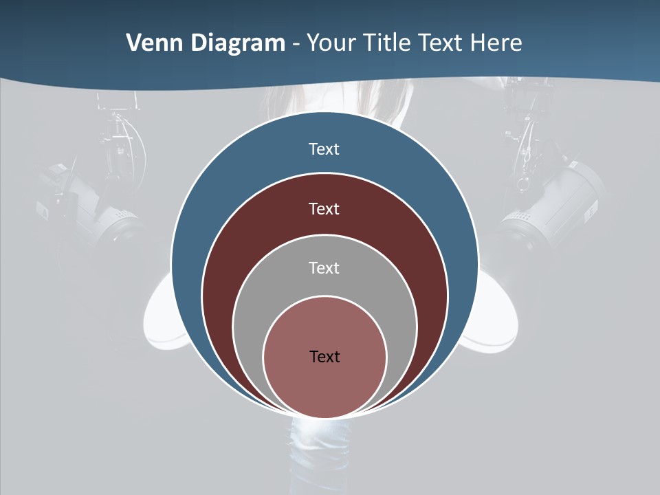 Females Photo Lie PowerPoint Template