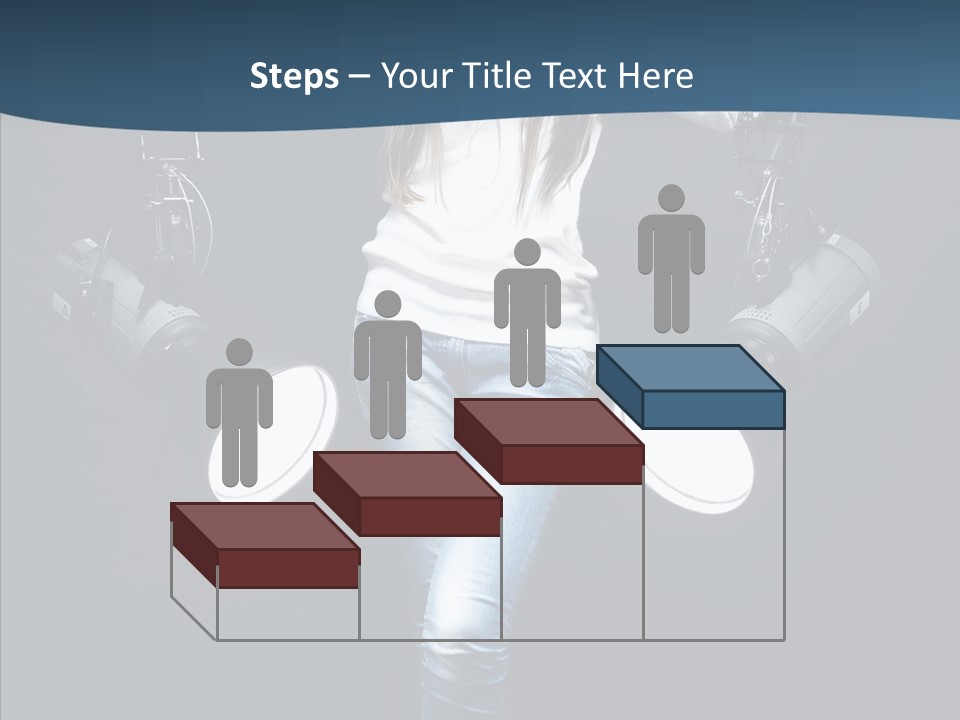 Females Photo Lie PowerPoint Template