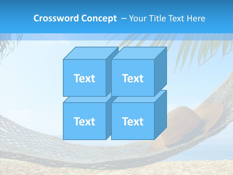 Sea Azure Hummock PowerPoint Template