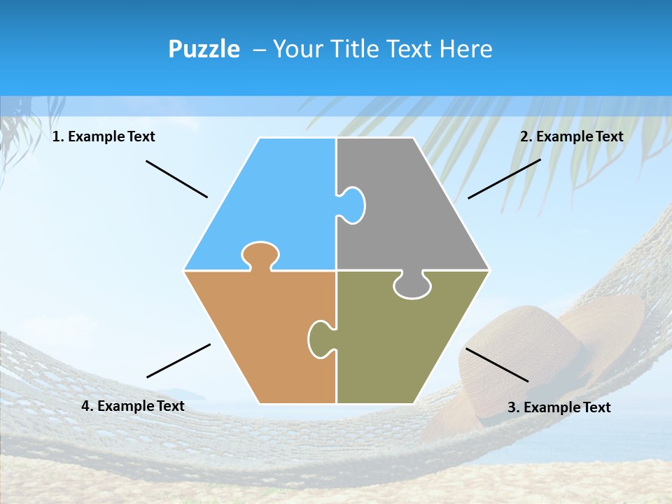 Sea Azure Hummock PowerPoint Template