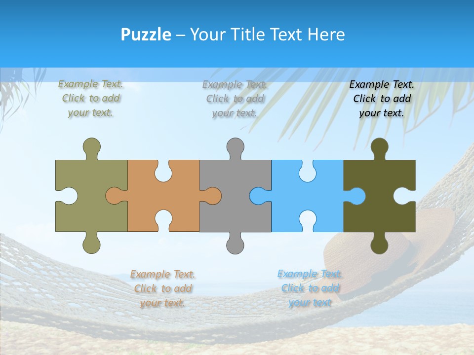 Sea Azure Hummock PowerPoint Template