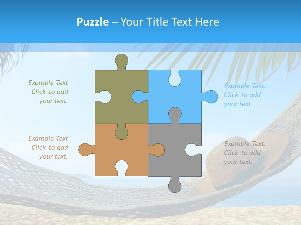 Sea Azure Hummock PowerPoint Template