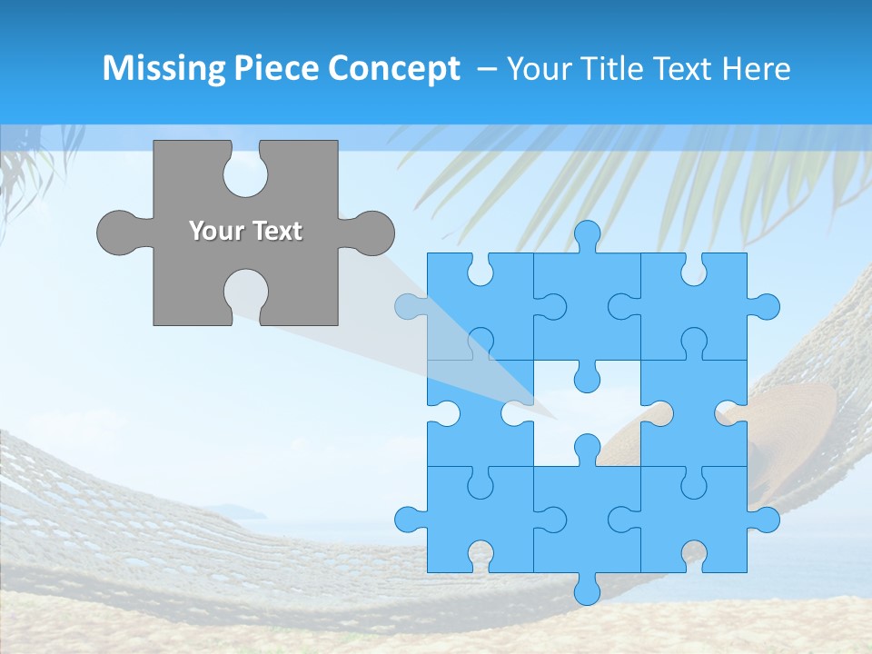 Sea Azure Hummock PowerPoint Template