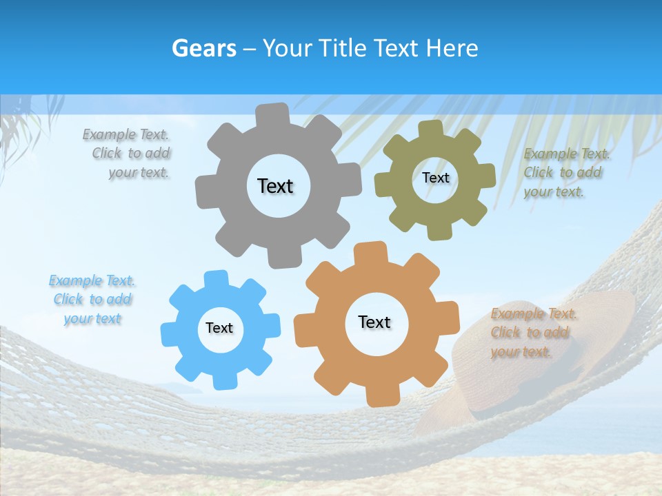 Sea Azure Hummock PowerPoint Template