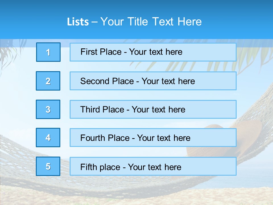 Sea Azure Hummock PowerPoint Template