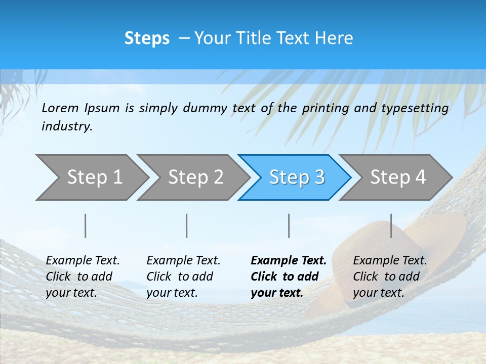 Sea Azure Hummock PowerPoint Template