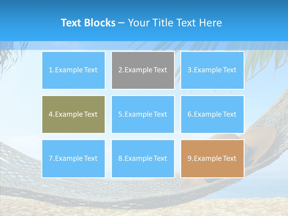 Sea Azure Hummock PowerPoint Template