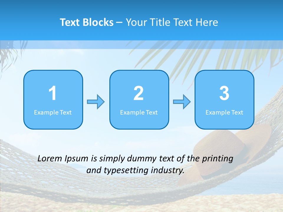 Sea Azure Hummock PowerPoint Template
