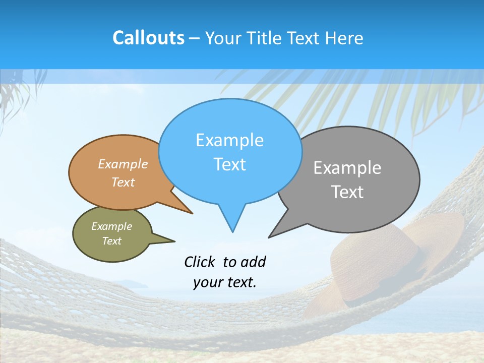 Sea Azure Hummock PowerPoint Template