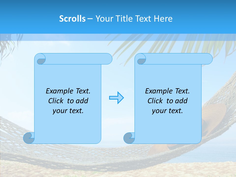 Sea Azure Hummock PowerPoint Template