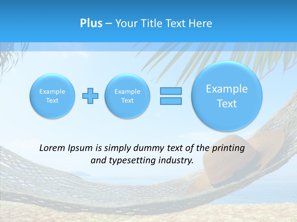 Sea Azure Hummock PowerPoint Template