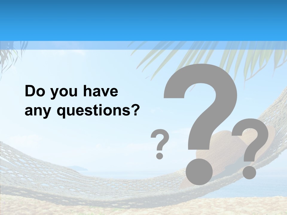 Sea Azure Hummock PowerPoint Template