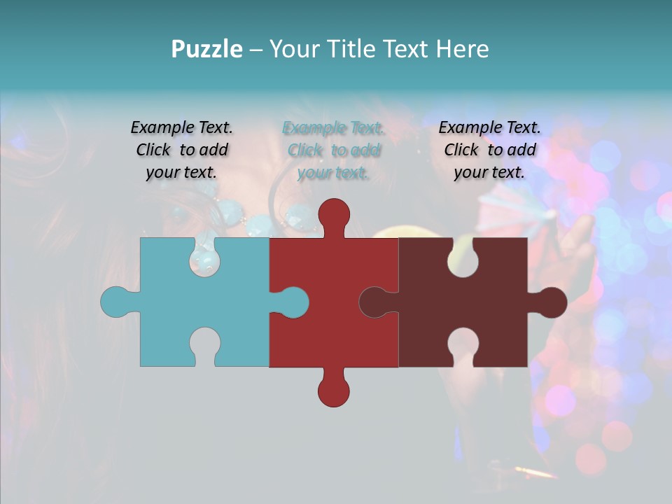 Gorgeous Lady Luxury PowerPoint Template