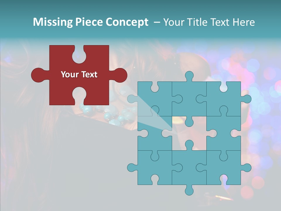 Gorgeous Lady Luxury PowerPoint Template