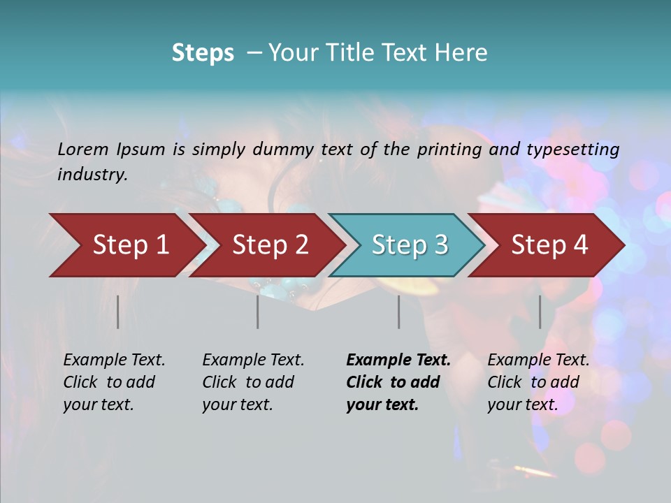 Gorgeous Lady Luxury PowerPoint Template