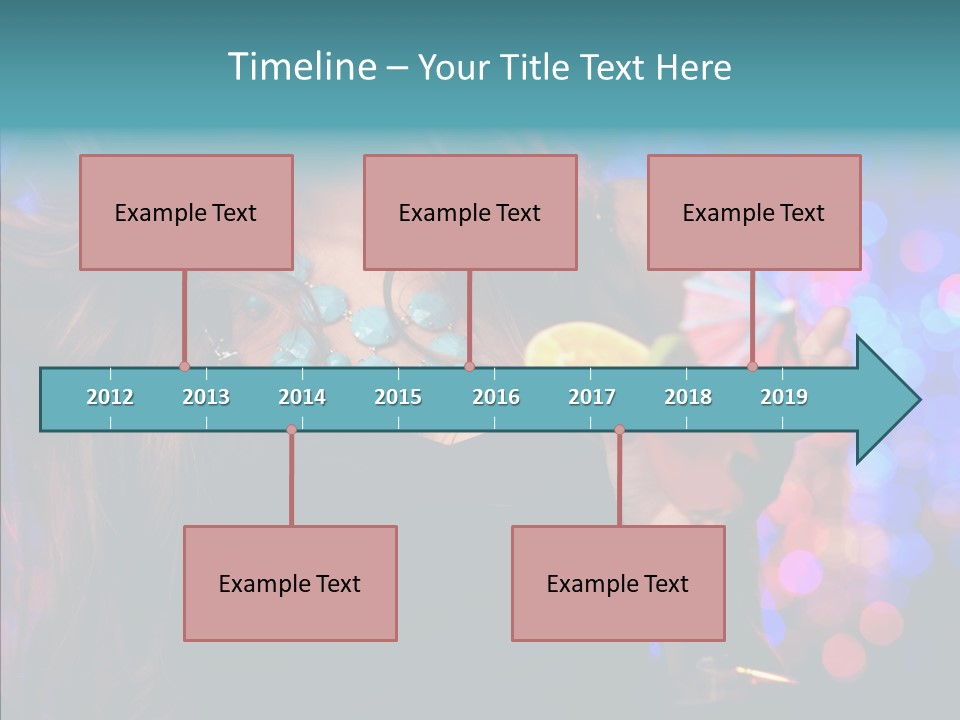 Gorgeous Lady Luxury PowerPoint Template