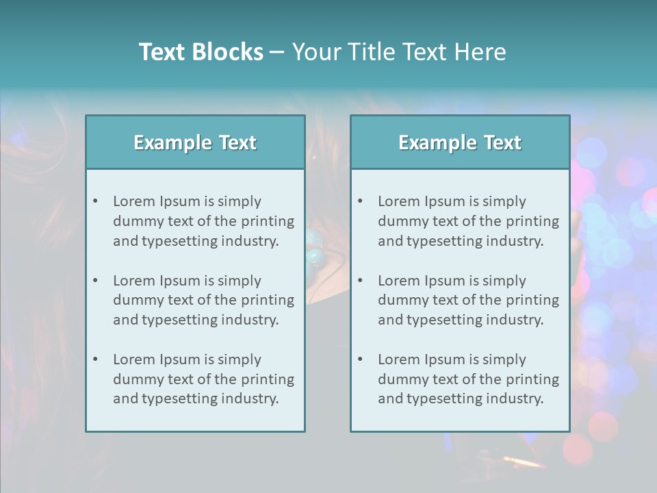 Gorgeous Lady Luxury PowerPoint Template