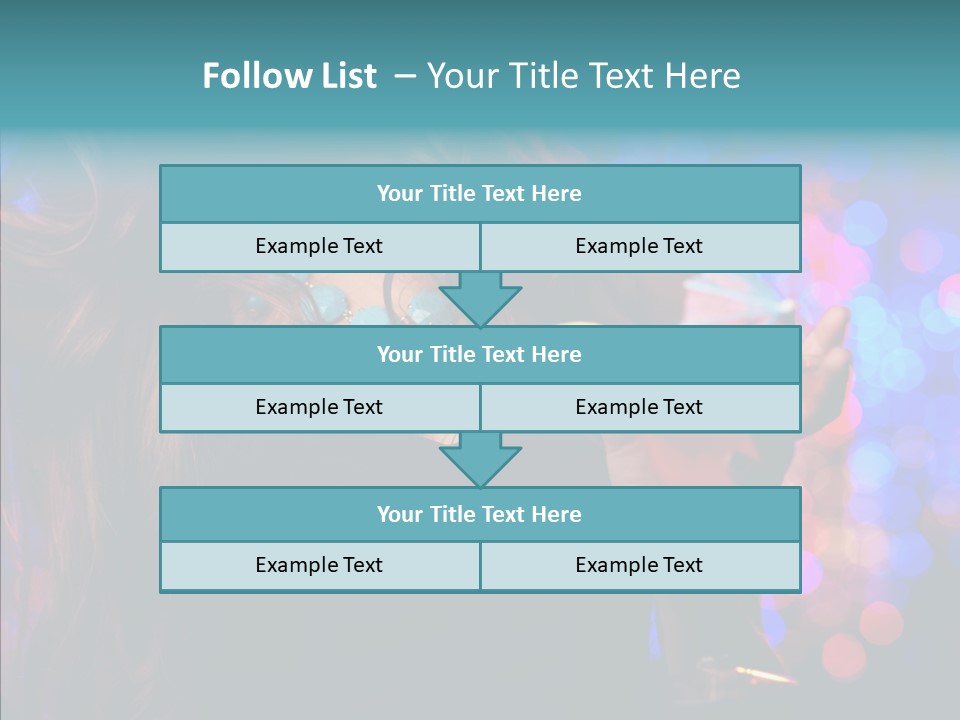 Gorgeous Lady Luxury PowerPoint Template