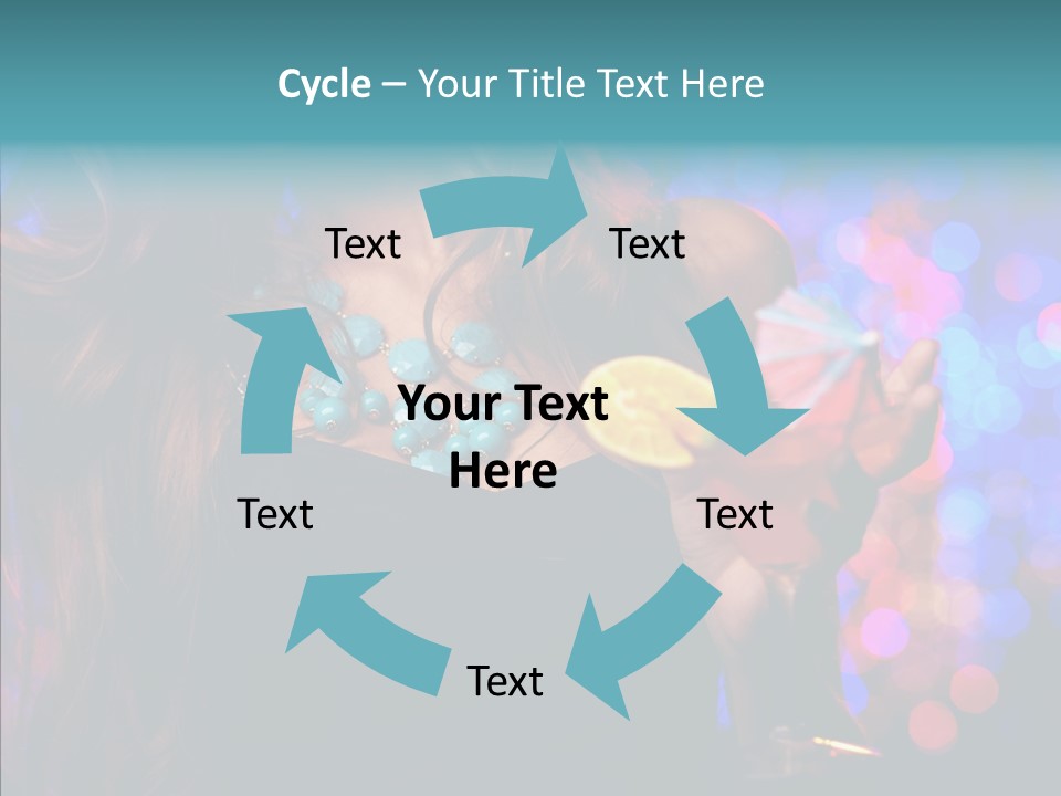 Gorgeous Lady Luxury PowerPoint Template