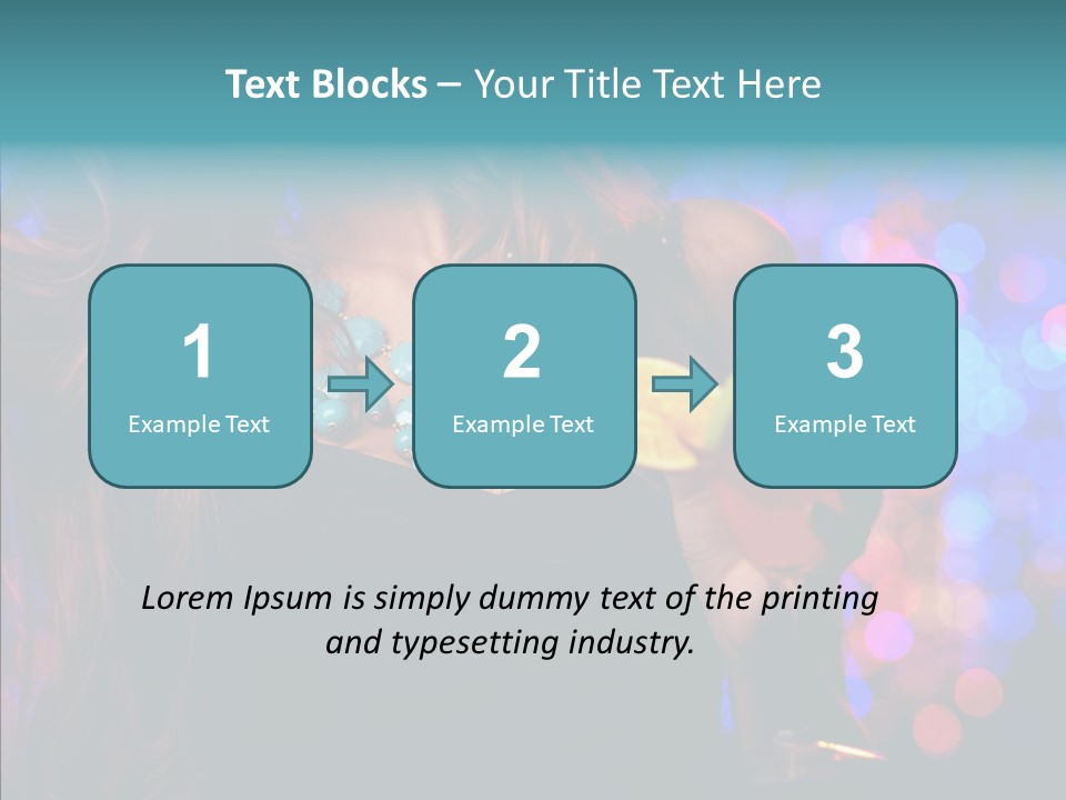 Gorgeous Lady Luxury PowerPoint Template
