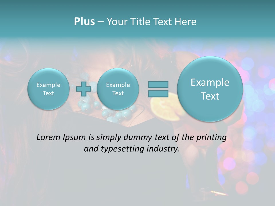 Gorgeous Lady Luxury PowerPoint Template