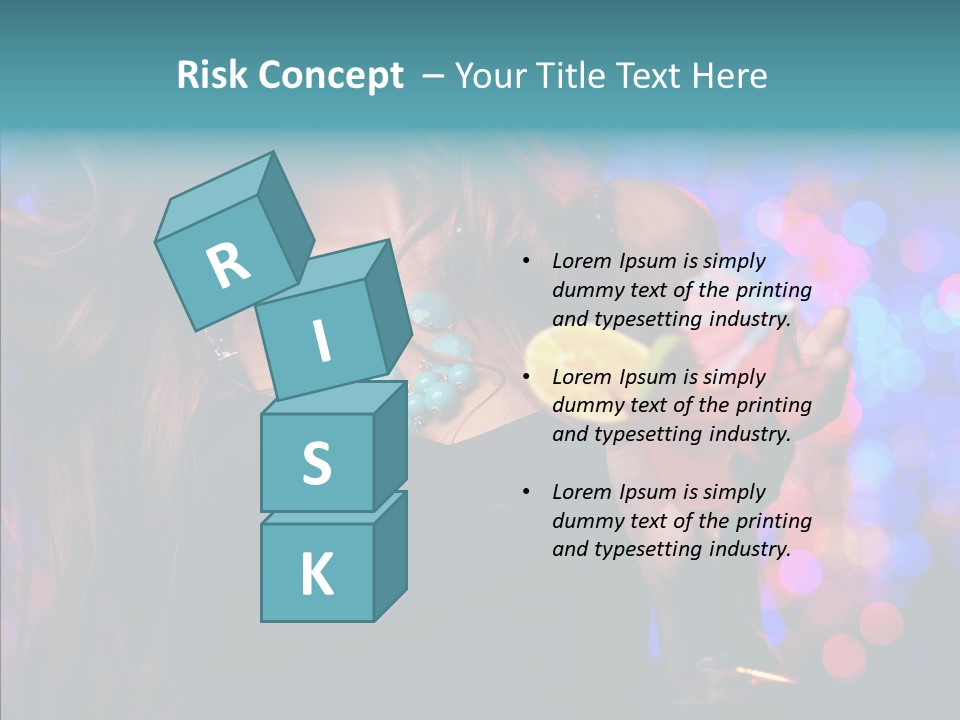 Gorgeous Lady Luxury PowerPoint Template