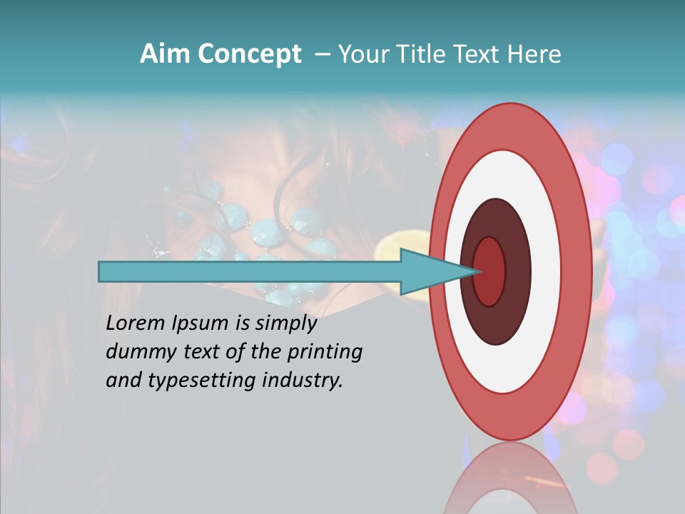 Gorgeous Lady Luxury PowerPoint Template