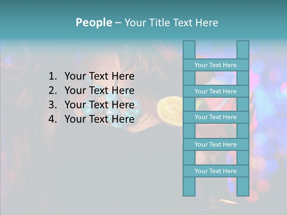 Gorgeous Lady Luxury PowerPoint Template