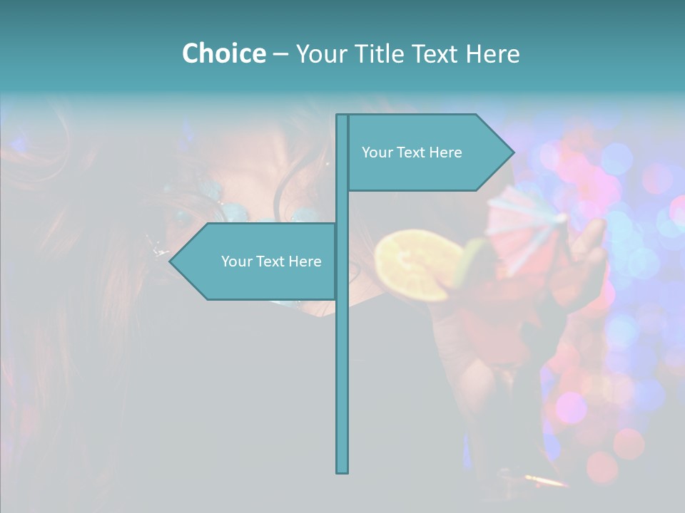 Gorgeous Lady Luxury PowerPoint Template