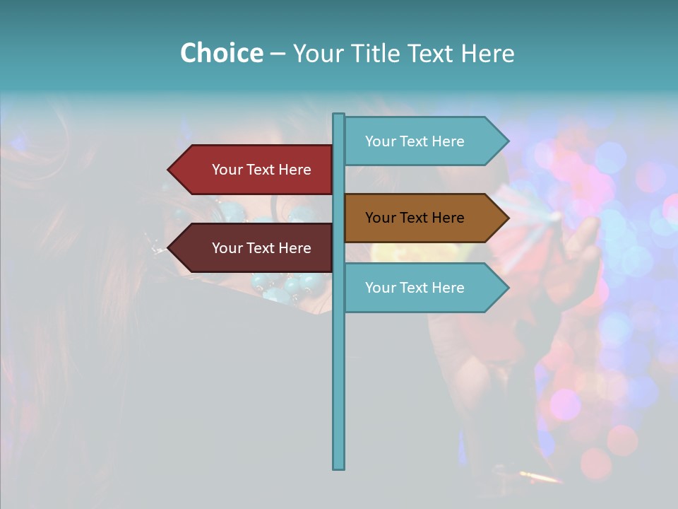 Gorgeous Lady Luxury PowerPoint Template
