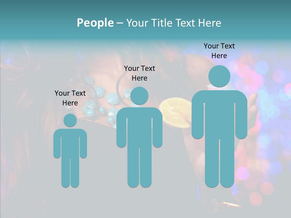 Gorgeous Lady Luxury PowerPoint Template