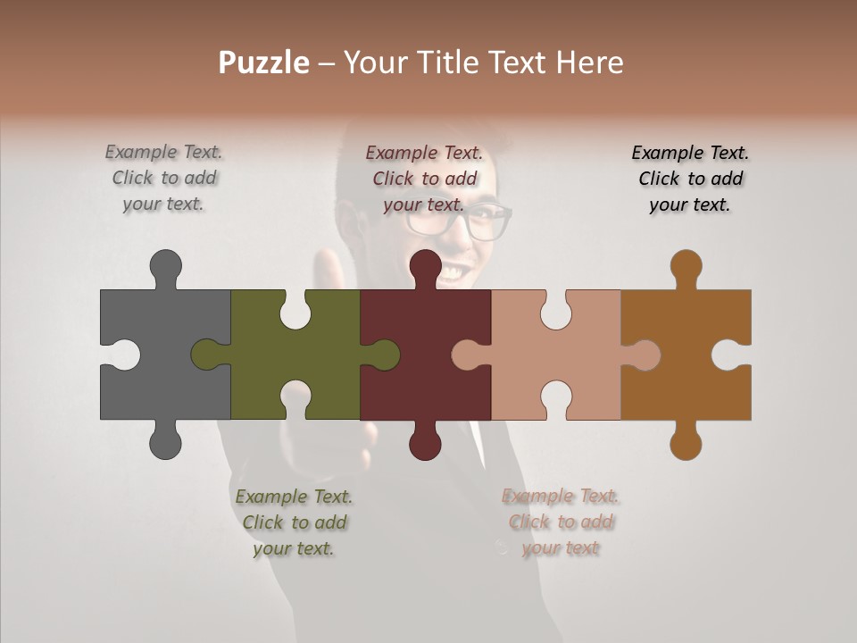 Business Businessman People PowerPoint Template