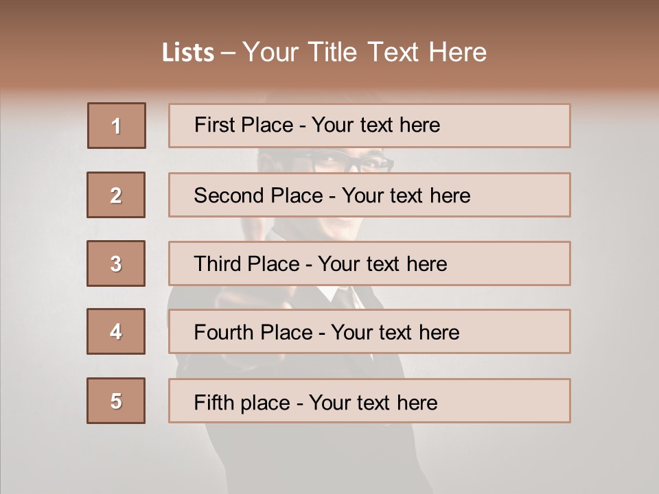 Business Businessman People PowerPoint Template