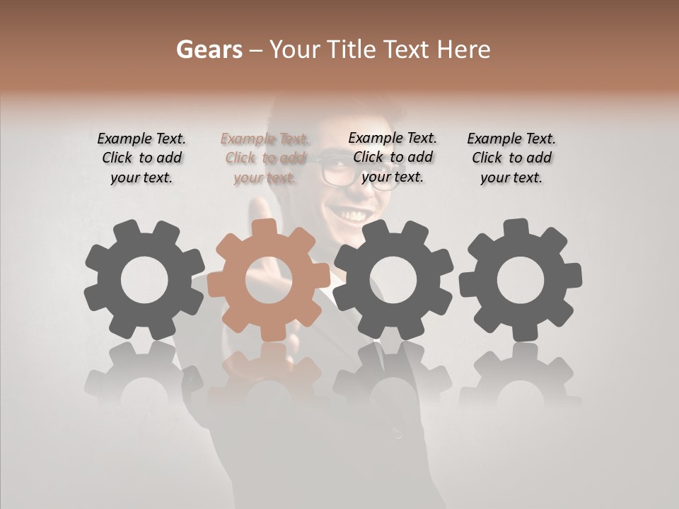 Business Businessman People PowerPoint Template